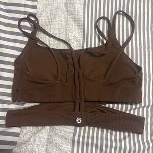 lululemon athletica Brown Tank Top